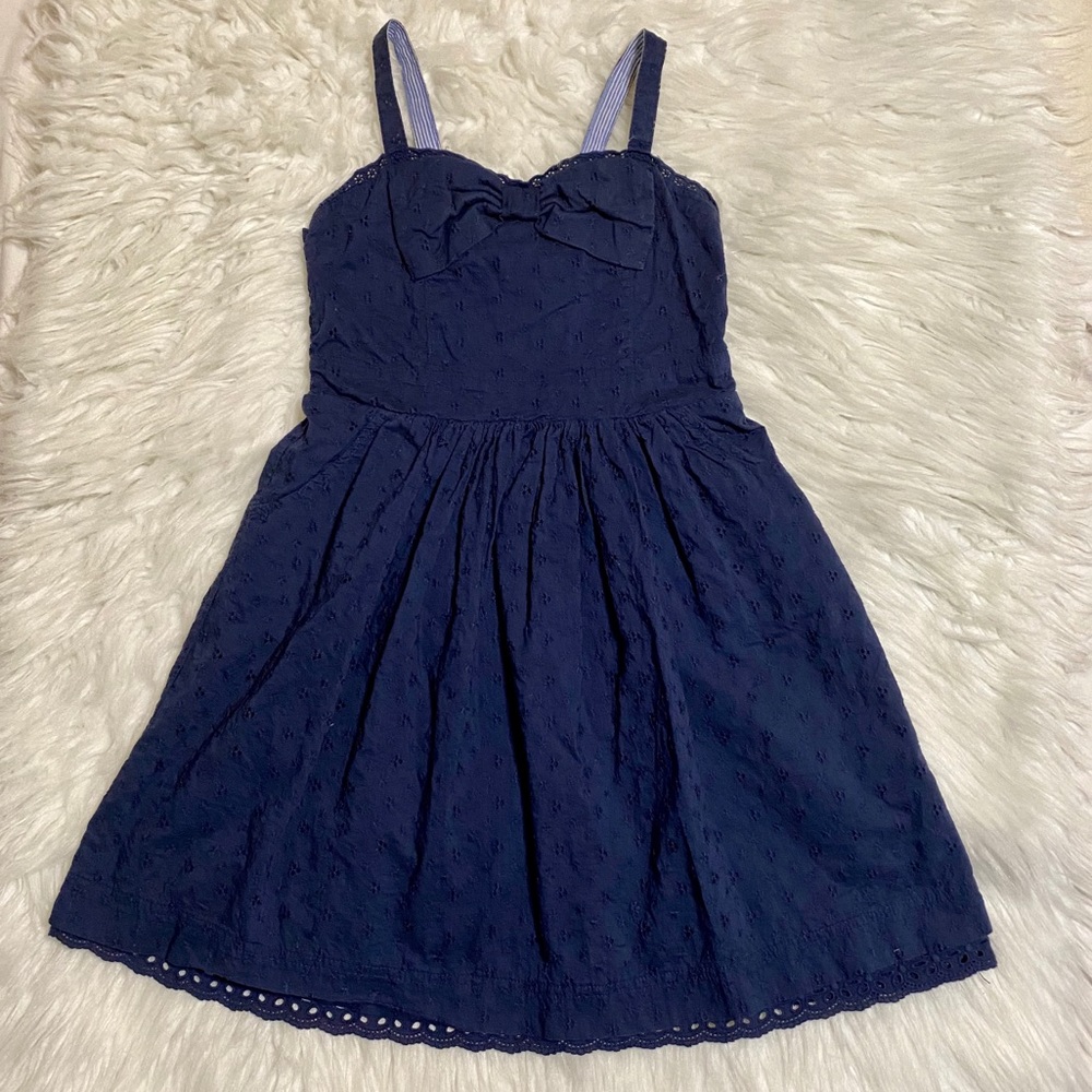 Cherokee Girls Navy Dress L 10-12